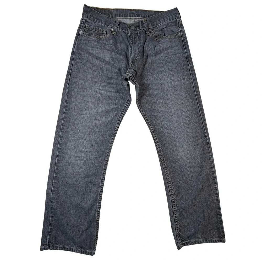 Levis 514 Straight Fit Jeans Mens 31x30 Gray Denim Pants Classic 5-Pocket